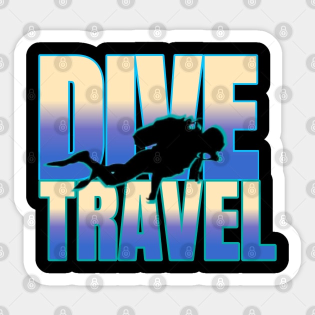 Scuba diving t-shirt designs Sticker by Coreoceanart